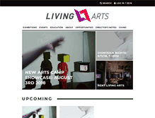 Tablet Screenshot of livingarts.org
